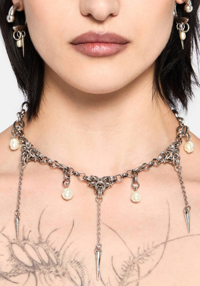 Gloryx Spike Chain Choker