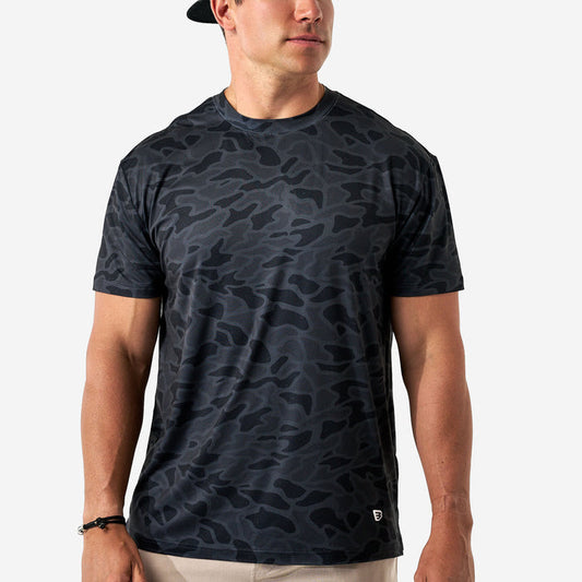 Go To Tee - Black Camo