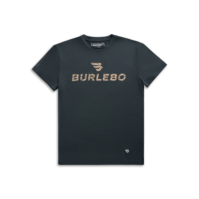 Go To Tee - Flying B Logo - Gun Metal Grey & Gauge Camo