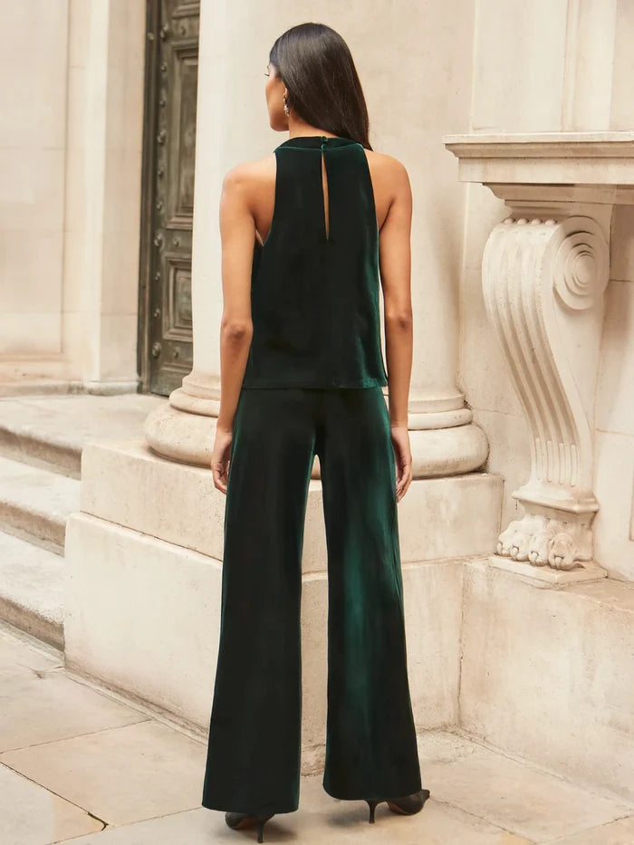 Green Velvet Trousers