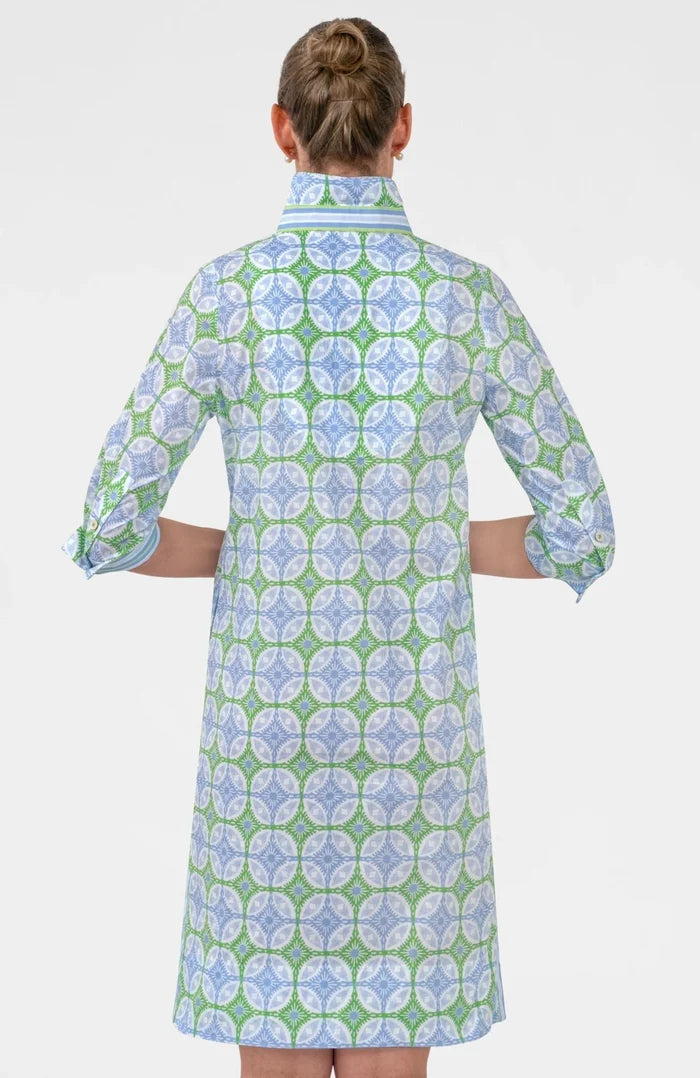 Gretchen Scott Shirt Tail 2.0 Dress -  Smell The Roses Kelly/Peri