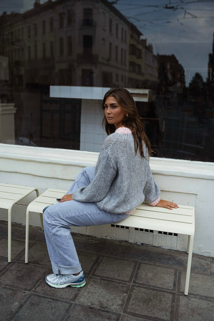 Grey Suzanne Sweater