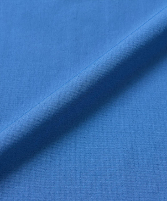 Gramicci navy blue Guide Jacket fabric swatch.