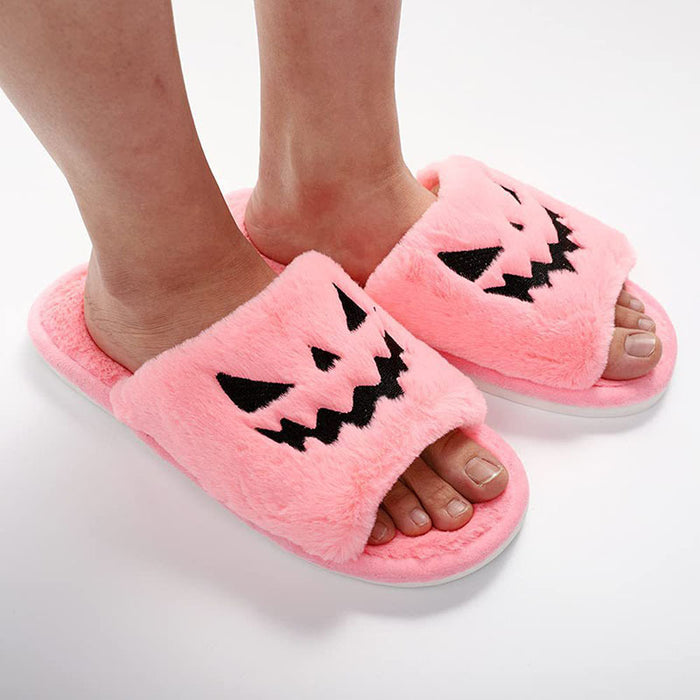 Halloween Women’s Warm Home Slippers – Cute & Cozy