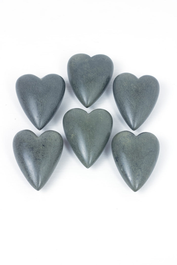 Hand Carved Stone Hearts - Adored A Lovely Boutique