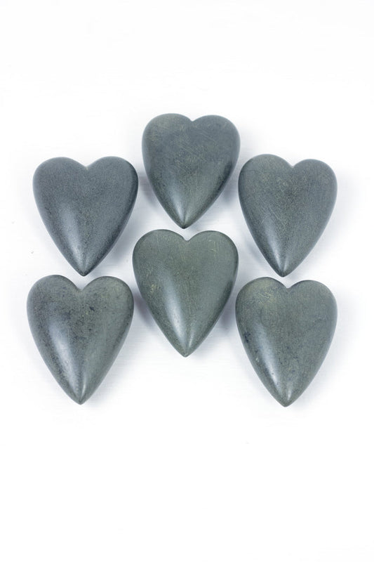 Hand Carved Stone Hearts - Adored A Lovely Boutique