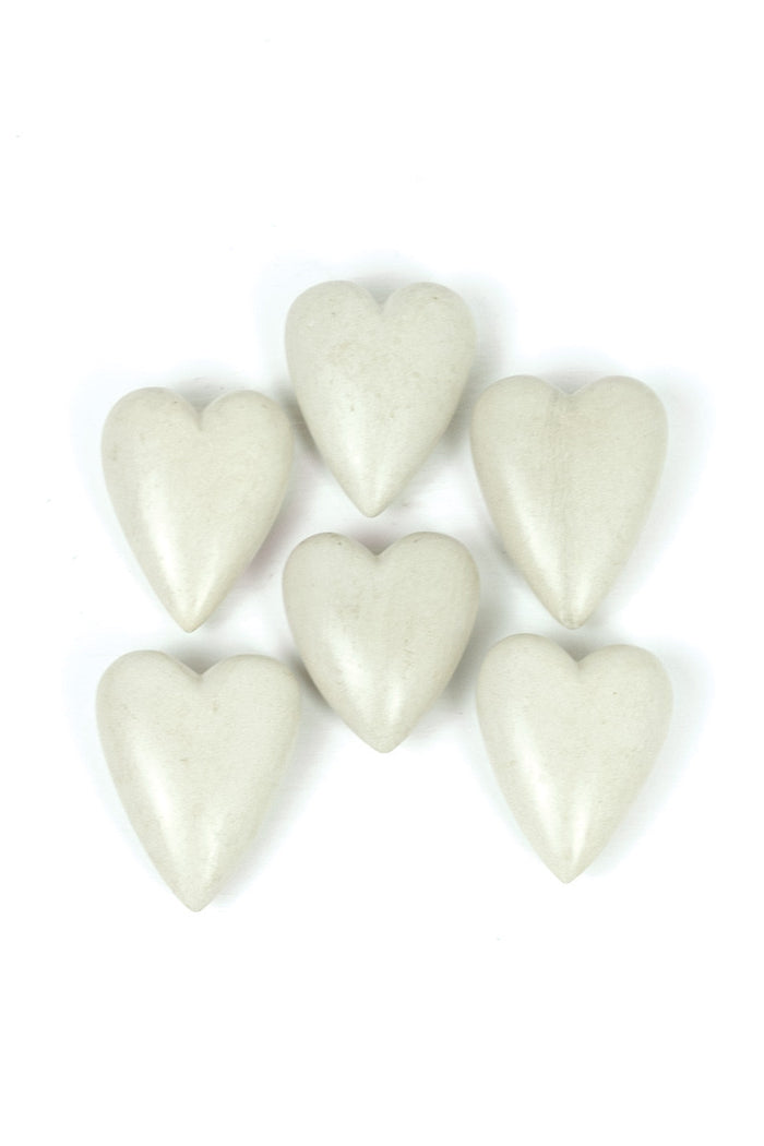 Hand Carved Stone Hearts - Adored A Lovely Boutique