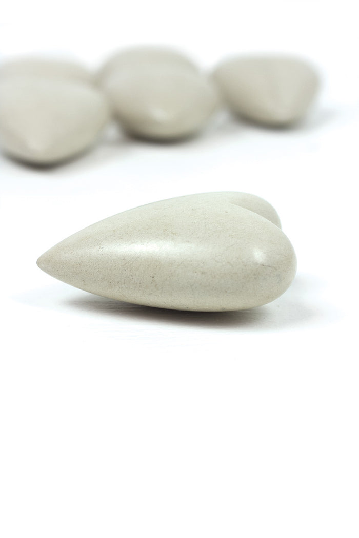 Hand Carved Stone Hearts - Adored A Lovely Boutique