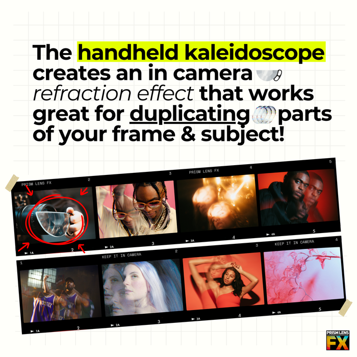 Handheld Split Kaleidoscope FX Filter