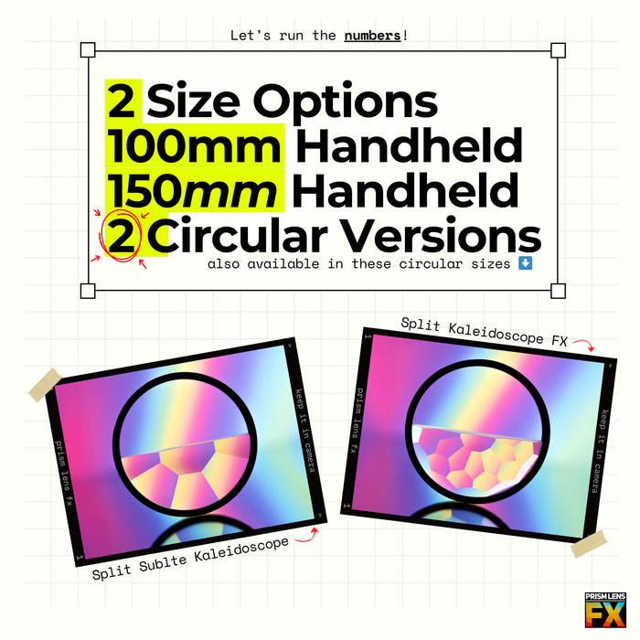 Handheld Split Kaleidoscope FX Filter
