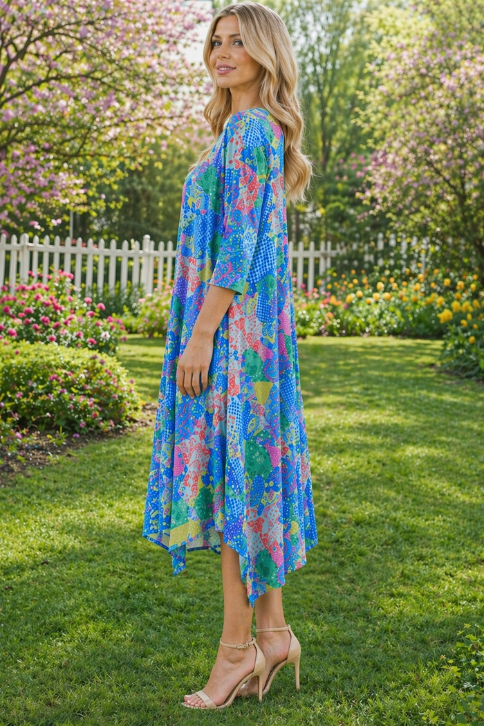 Hannah Handkerchief Patchwork Dress