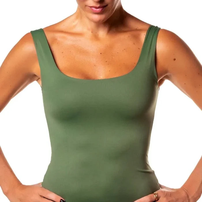 Seamless Tank - Croco | Glossy