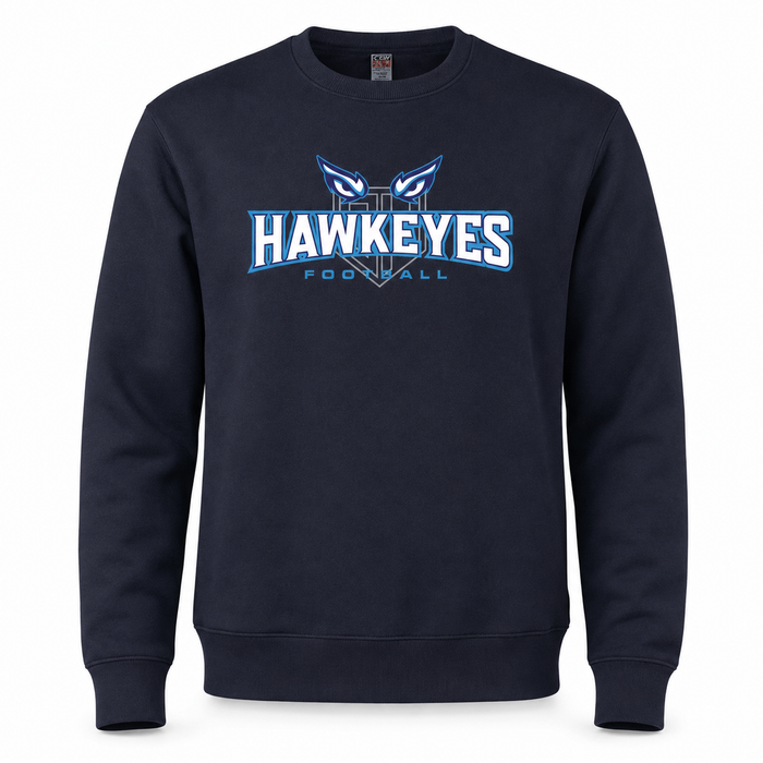 HAWKEYES CREWNECK (player) Optional Player #