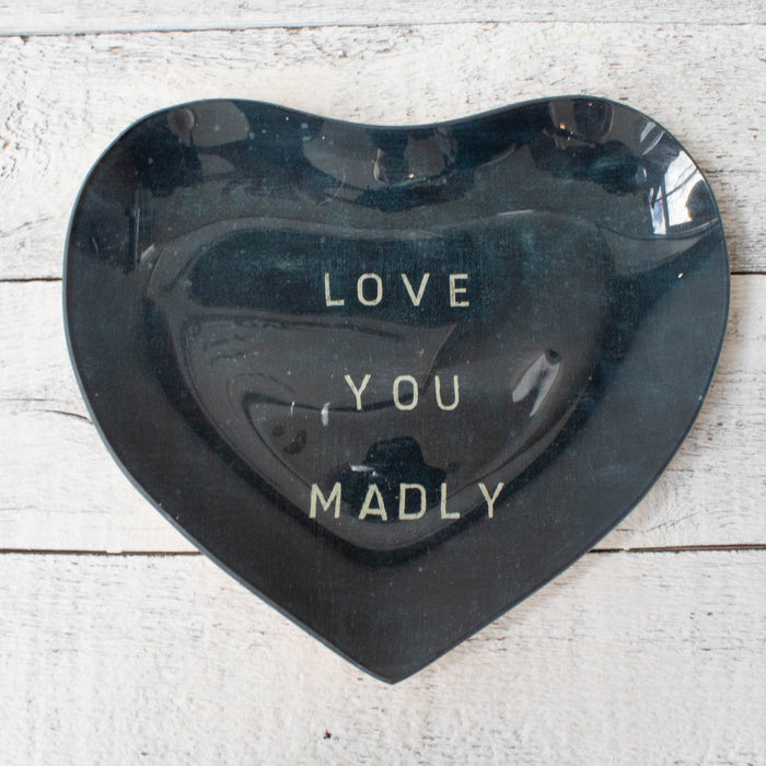 Heart Decoupage Plate