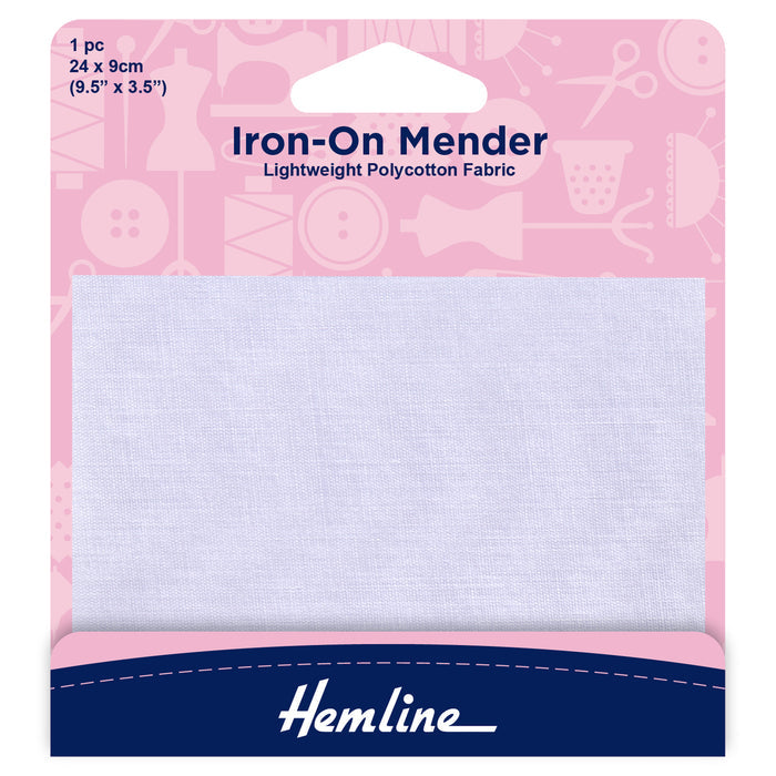 Hemline Polycotton Patch: 24 x 9cm - 1pc