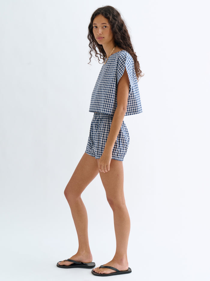 Small Navy Gingham