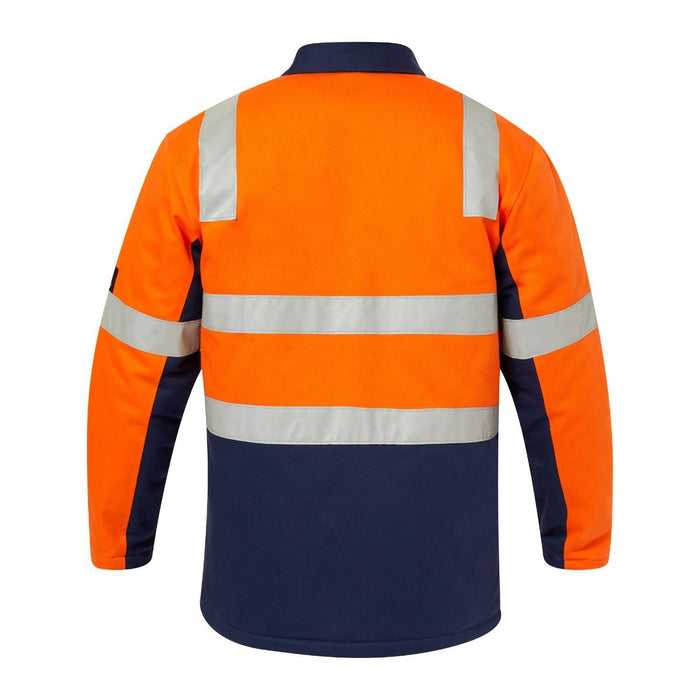 Hi Vis Cotton Jacket With Tape