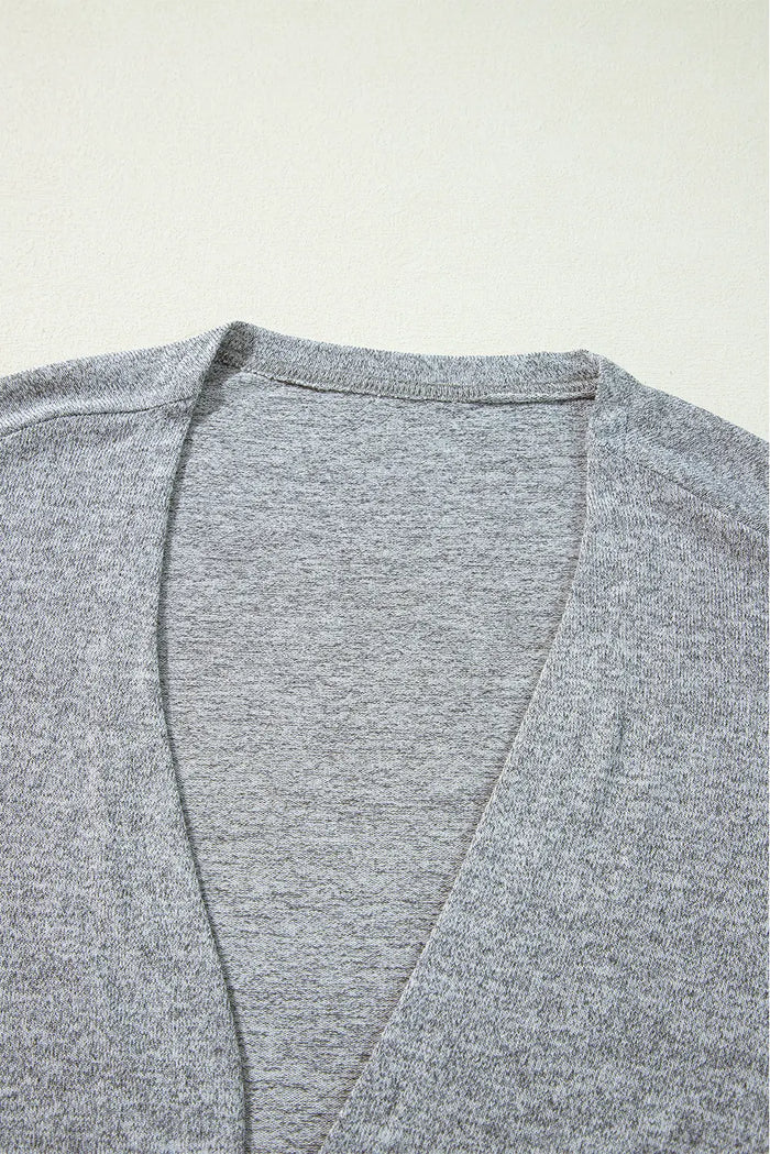 Shop High Rise Solid Color Open Front Lightweight Cardigan at eAura