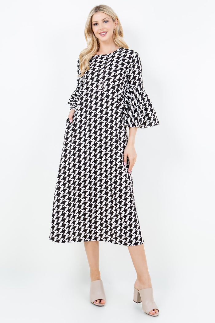 Houndstooth Dress