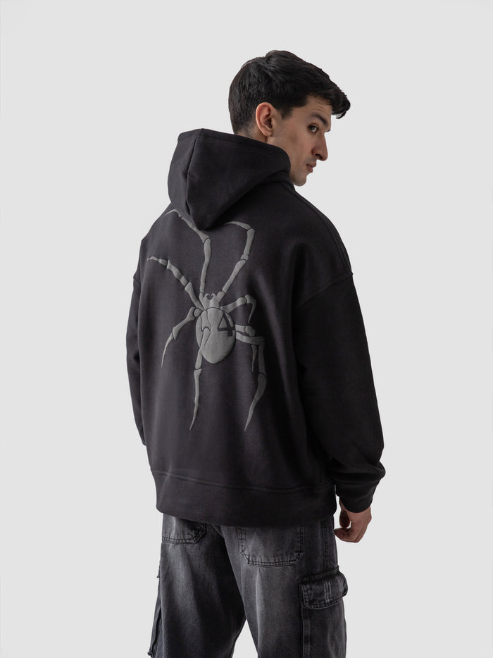 Hunter X Hunter hoodie flat lay black 330 GSM anime graphic Pakistan – GROOVY