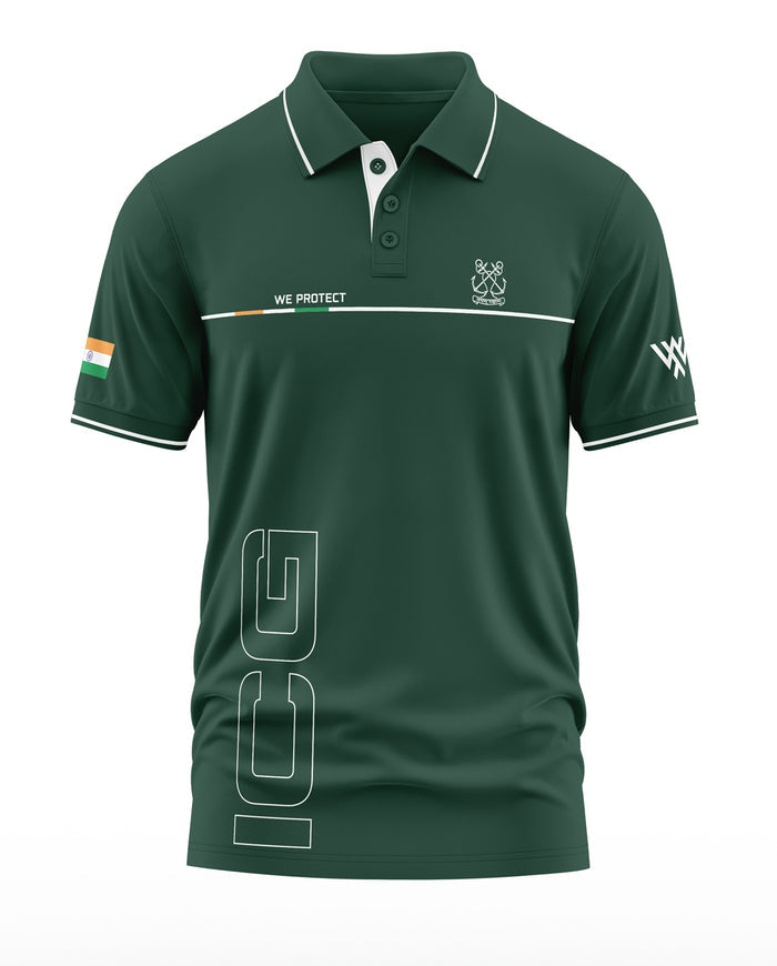 ICG We Protect Polo Collar T-Shirt