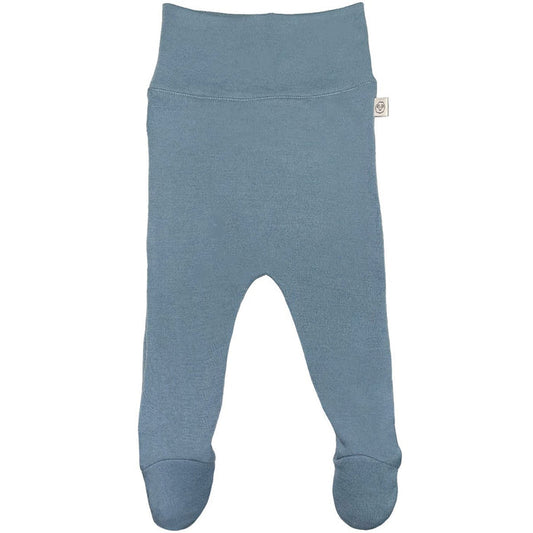 Imperfect Baby Footed Pants, Merino Wool, Blue