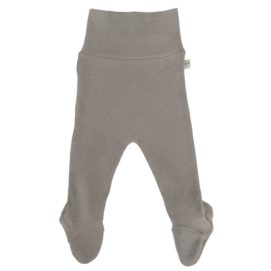 Imperfect Baby Footed Pants, Merino Wool, Dove