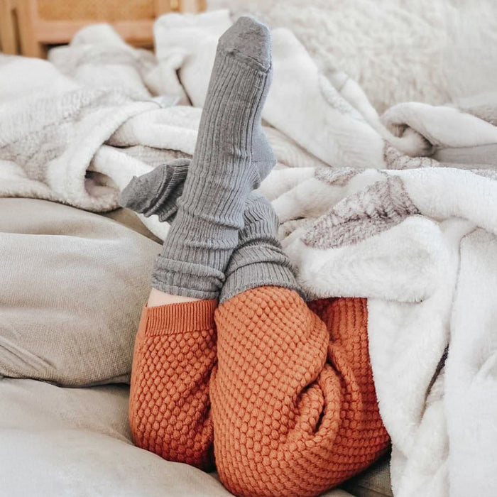 Imperfect Wool Socks, Baby and Toddler, Light & Dark Slate