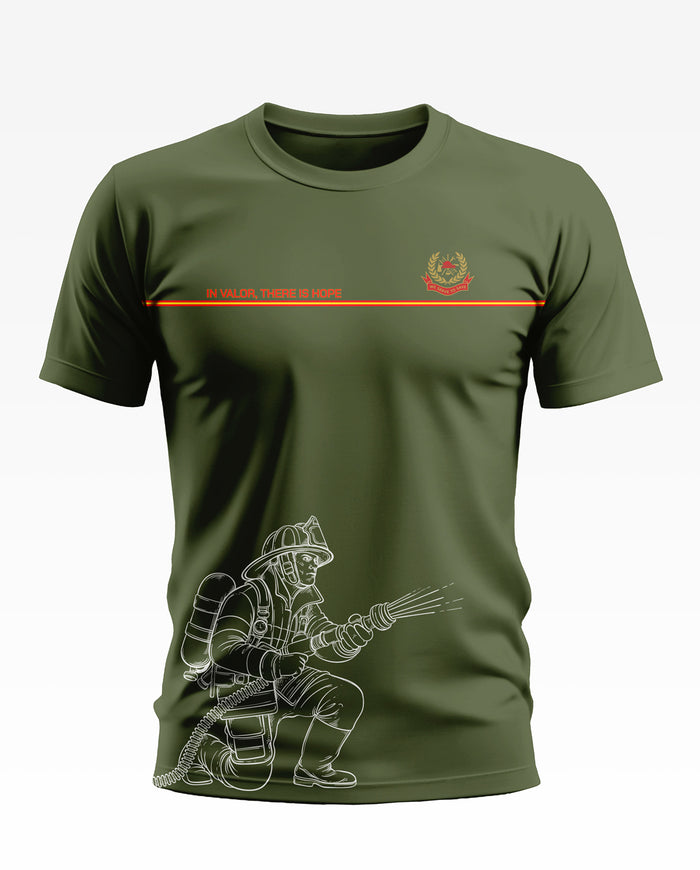 In Valor There Is Hope Soft Cotton T-shirt