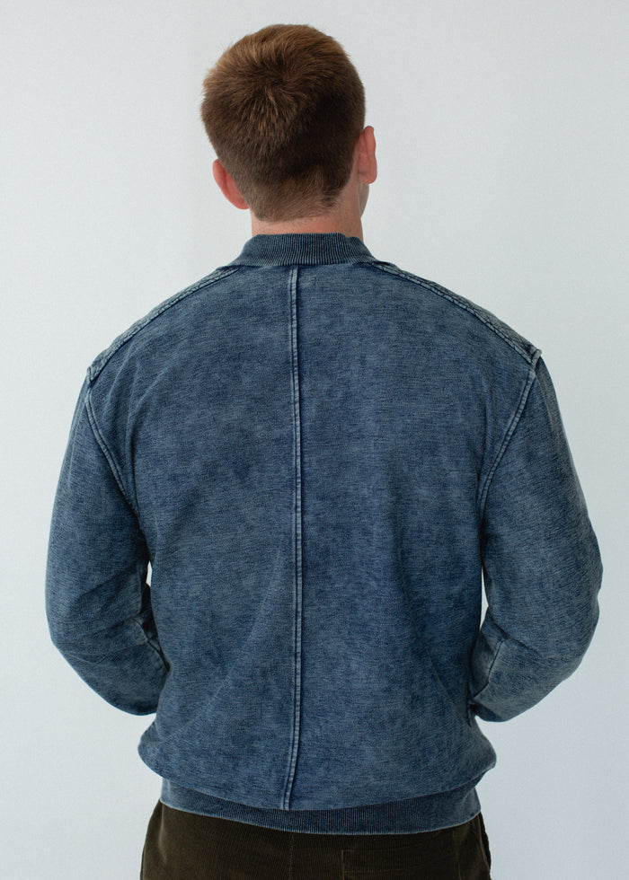 Indigo Bomber Jacket