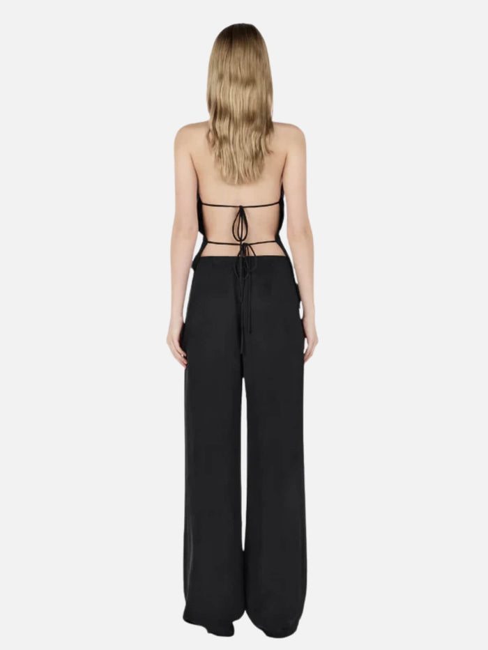 Iris Halter Top-Black