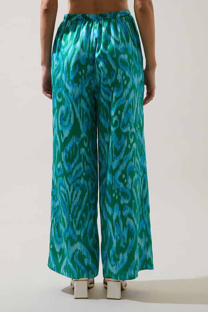 Jacey Wide Leg Pants Penola Abstract