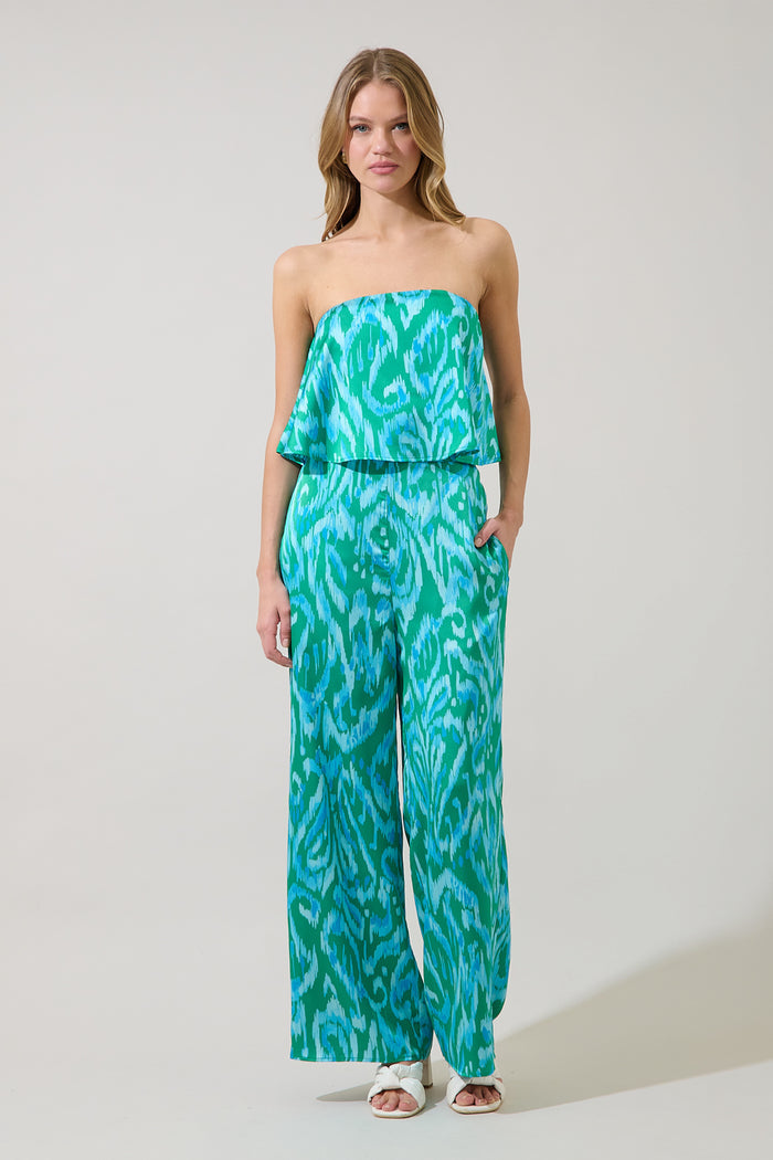 Jacey Wide Leg Pants Penola Abstract