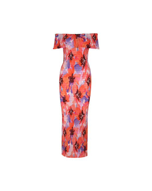 JAQUETTA DRESS POPPY FLORAL