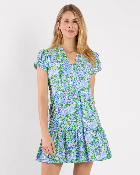 Jude Connally Ginger Dress - Butterfly Botanical Grass