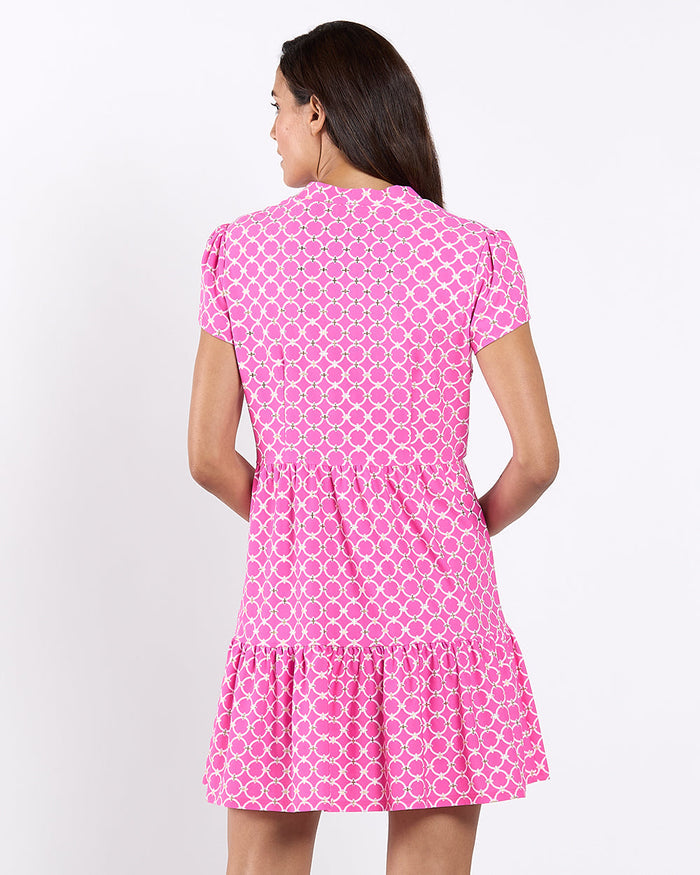 Jude Connally Ginger Dress - Geo Peony/Gold