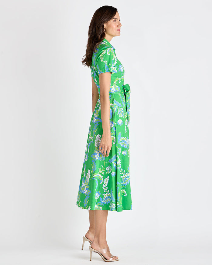 Jude Connally Glenda Stretch Poplin Dress - Feathered Floral