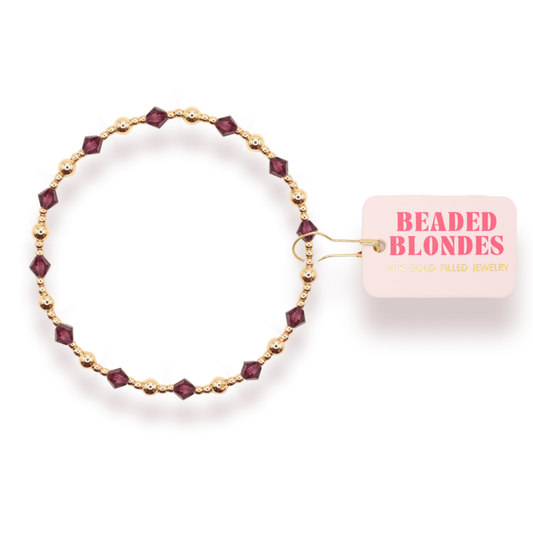 June Plum Purple Bracelet