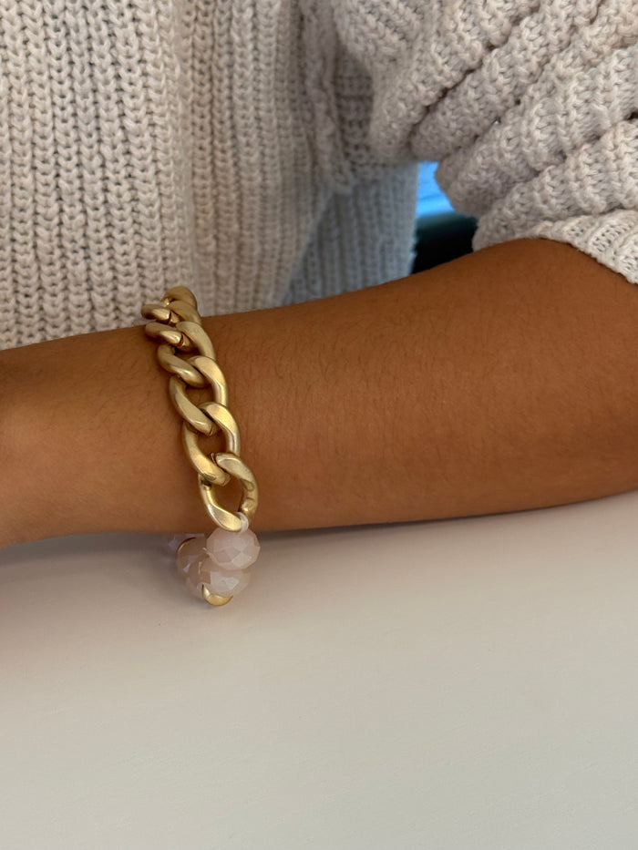 Kelsey Bracelet in blush pink