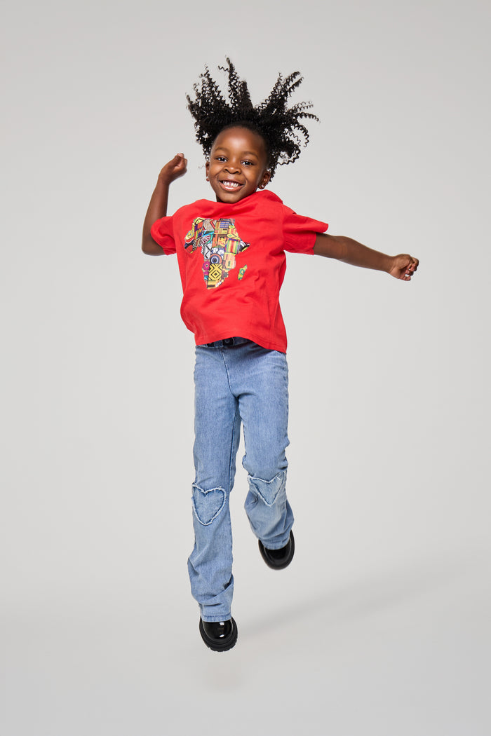 Kids Africa Map T-shirt