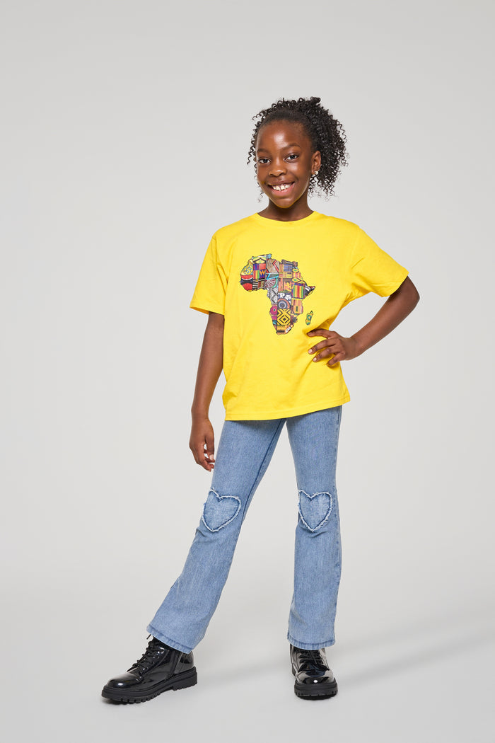 Kids Africa Map T-shirt