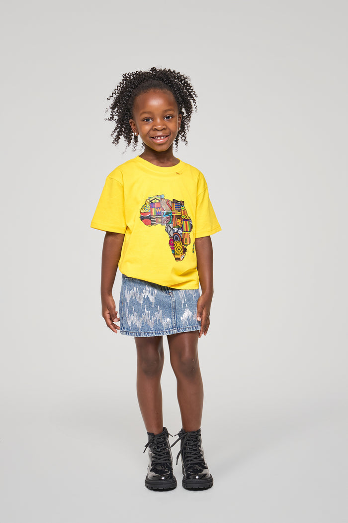 Kids Africa Map T-shirt