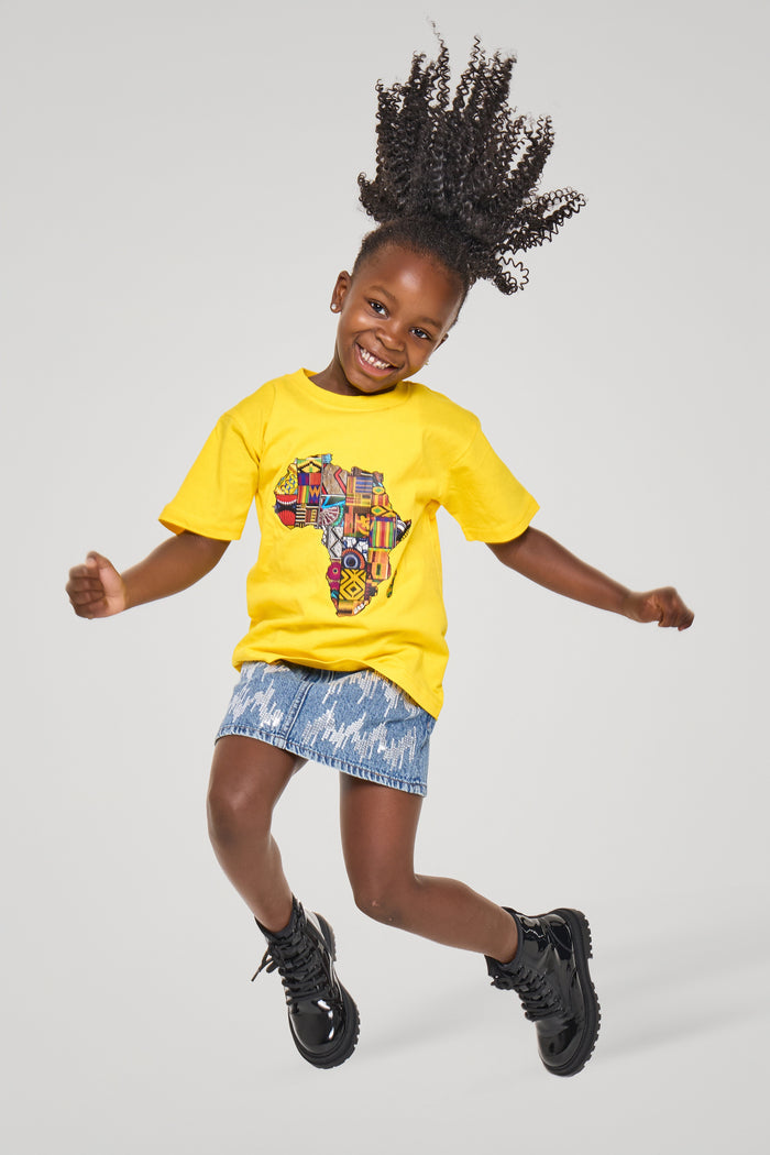 Kids Africa Map T-shirt
