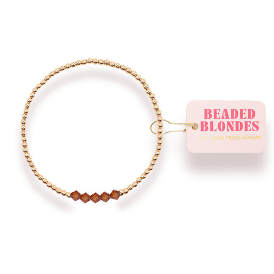 Kim Burnt Orange Bracelet