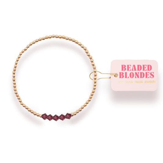 Kim Plum Purple Bracelet