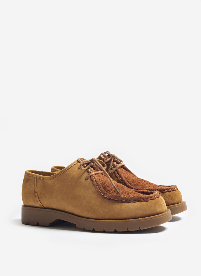 The Kleman Padror VV2 shoes in cognac leather, available at Percival, shot against a clean white studio background.