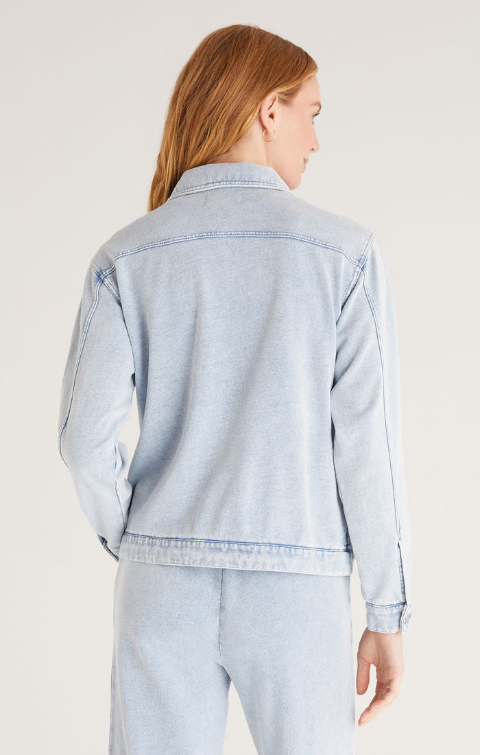 Knit Denim Jacket
