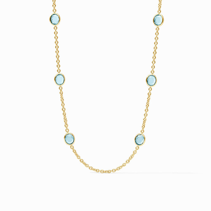 Laguna Stone Station Necklace GOLD OS