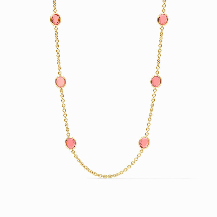 Laguna Stone Station Necklace GOLD OS