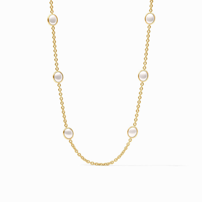 Laguna Stone Station Necklace GOLD OS